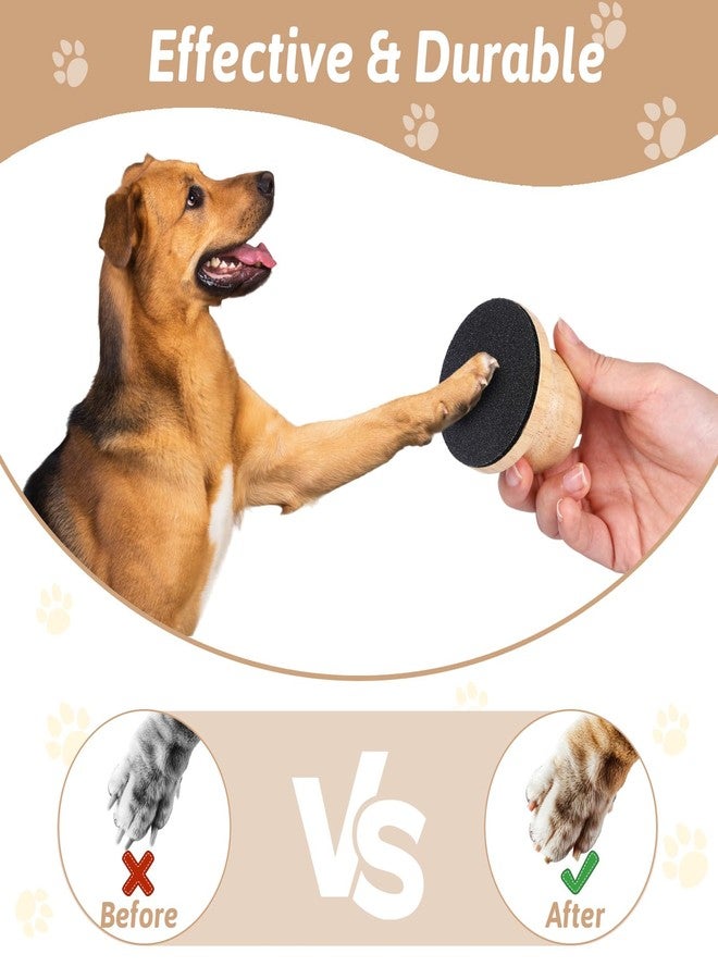 Hoohnnaa Dog Nail File Board, Cat Nail File for Cats, Dog Scratch Pad for Nails, Dog Nail Scratch Board for Dogs, Nail File for Dogs,Cat Nail File Scratcher,Pet Nail File with 3 Pcs Replaceable Sandpaper(Wood) - Image 5